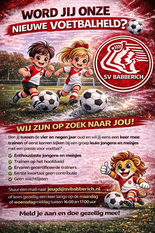Word jij onze nieuwe voetbalheld?